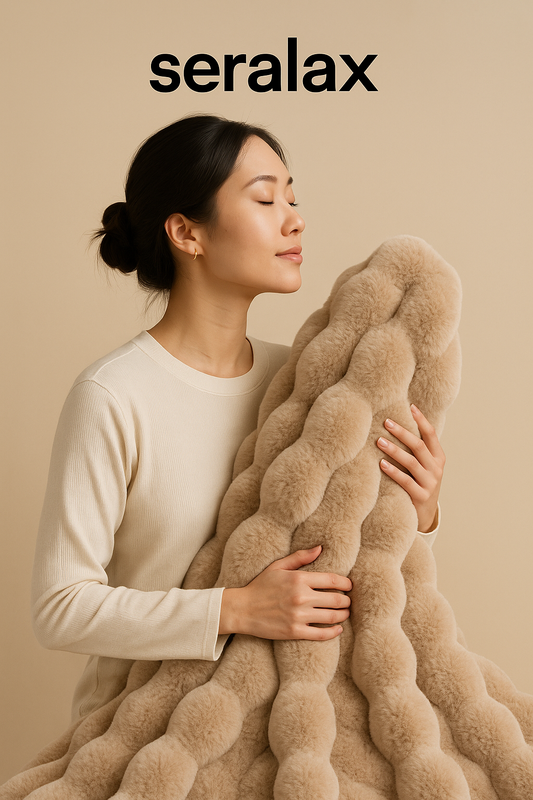 Luxurious Bubble Faux Fur Blanket